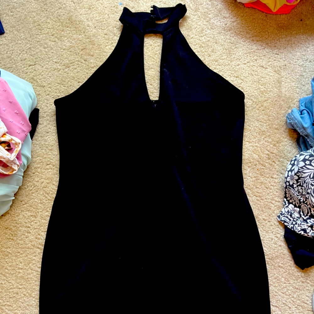 Black high neck keyhole Dress forever 21 plus size 2x